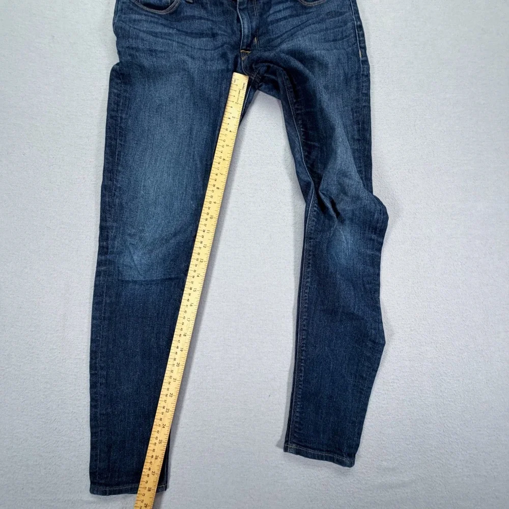Hudson Skinny Jeans Womens 27 Good Dark‎ Wash Stretch Denim Low Rise Five Pocket